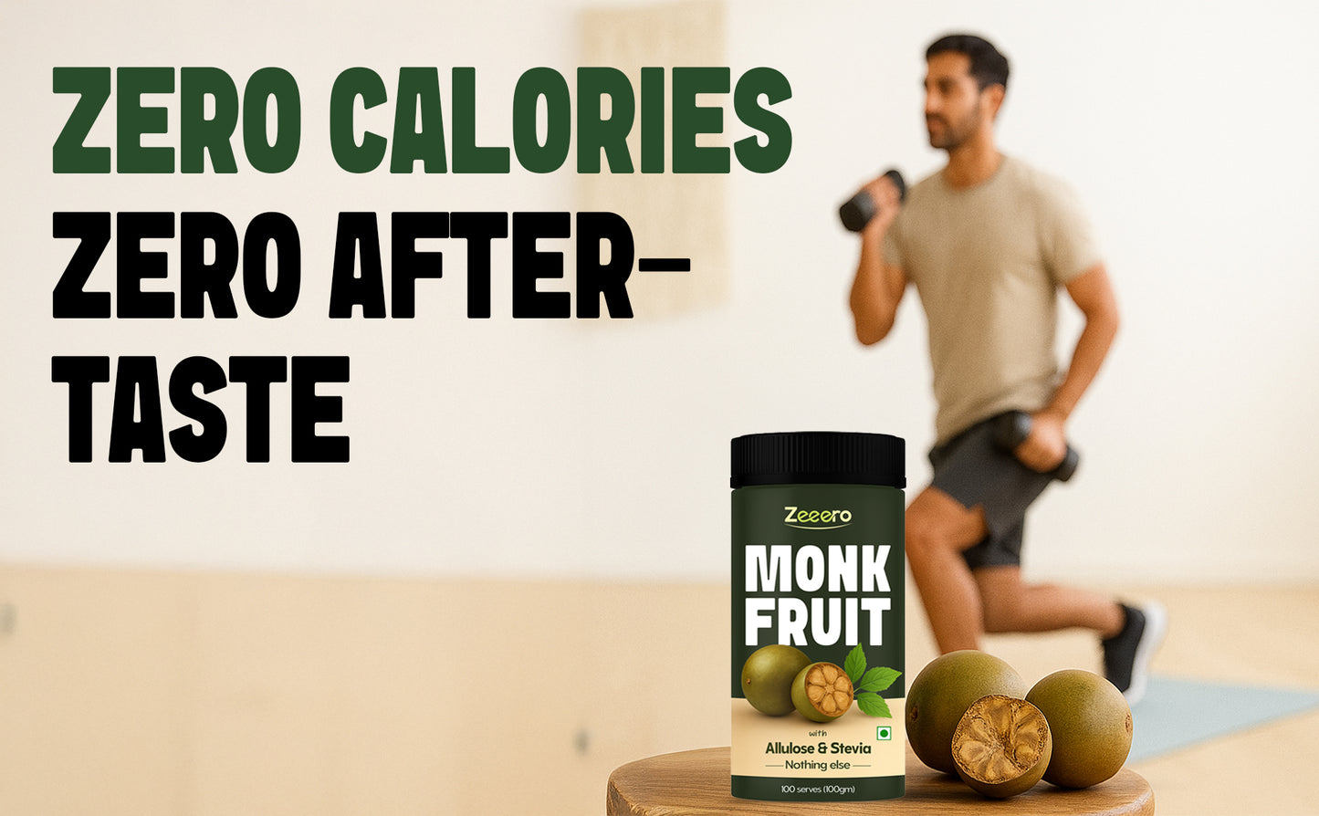 Zeeero 5X Monk Fruit Sweetener without erythritol