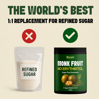 Zeeero Monk Fruit Sweetener without erythritol