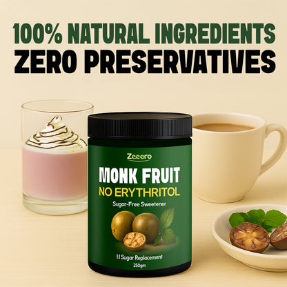 Zeeero Monk Fruit Sweetener without erythritol