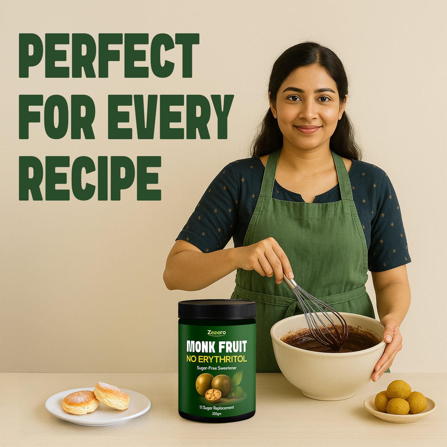 Zeeero Monk Fruit Sweetener without erythritol