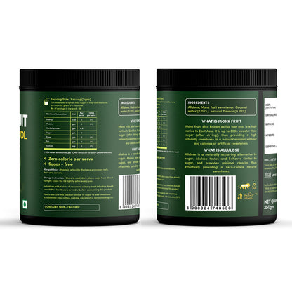 Zeeero Monk Fruit Sweetener without erythritol