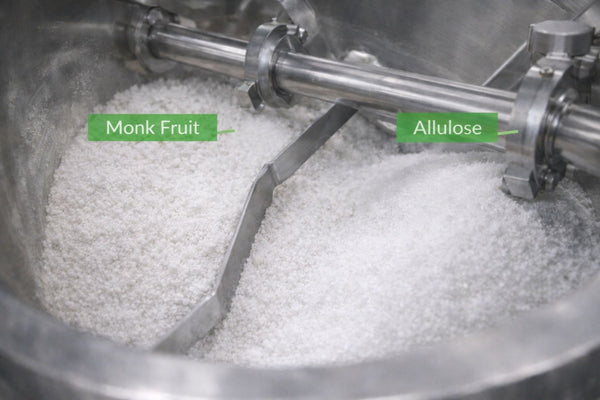 Blending monk fruit with Allulose